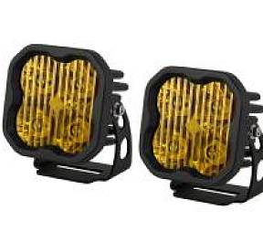 Янтарные LED-фары SS3 Max, водительский свет с янтарной подсветкой 2 шт 